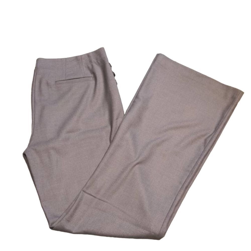 Anthropologie Elevenses Size 12 Tan The Brighton Bootcut Trouser Pants